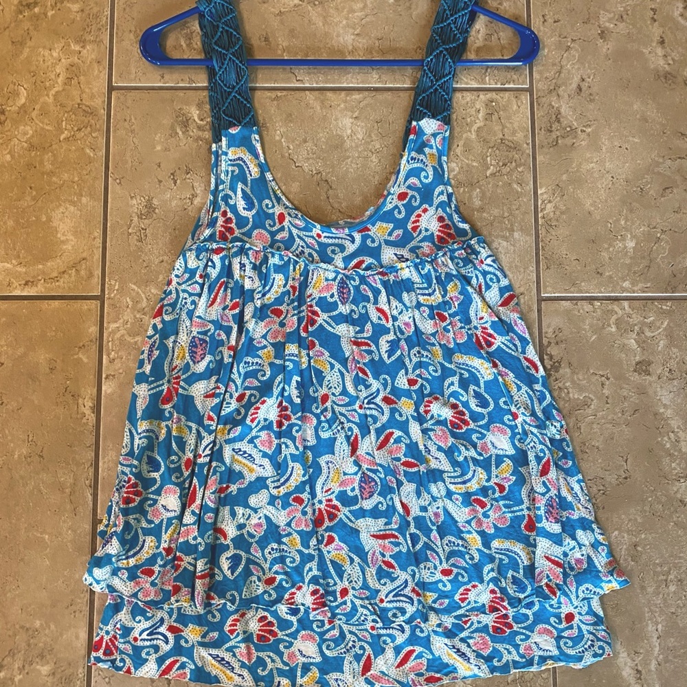 Free People Boho Flowy Tank Top